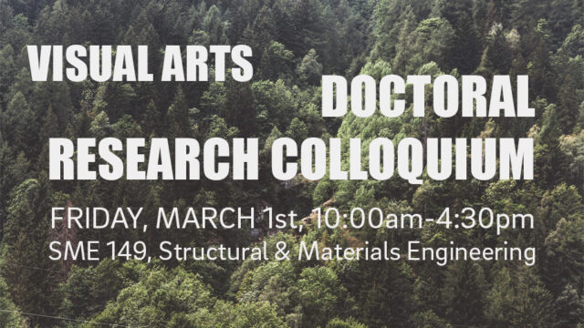 UCSD Visual Arts Doctoral Research Colloquium with Keynote Jennifer Doyle